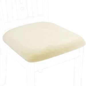 4pcs Chair Seat Cover with Ties Velvet Stretchy Chairs Cover Protectors 18"x18"